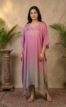 Load image into Gallery viewer, Dusty Rose &amp; Sage Ombré Kaftan Set
