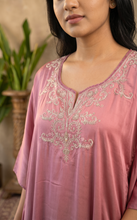 Load image into Gallery viewer, Dusty Rose &amp; Sage Ombré Kaftan Set
