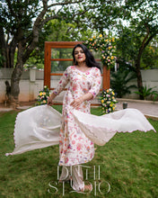 Load image into Gallery viewer, Floral White Salwar
