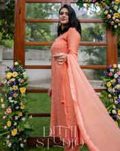 Load image into Gallery viewer, Orange Salwar Suit
