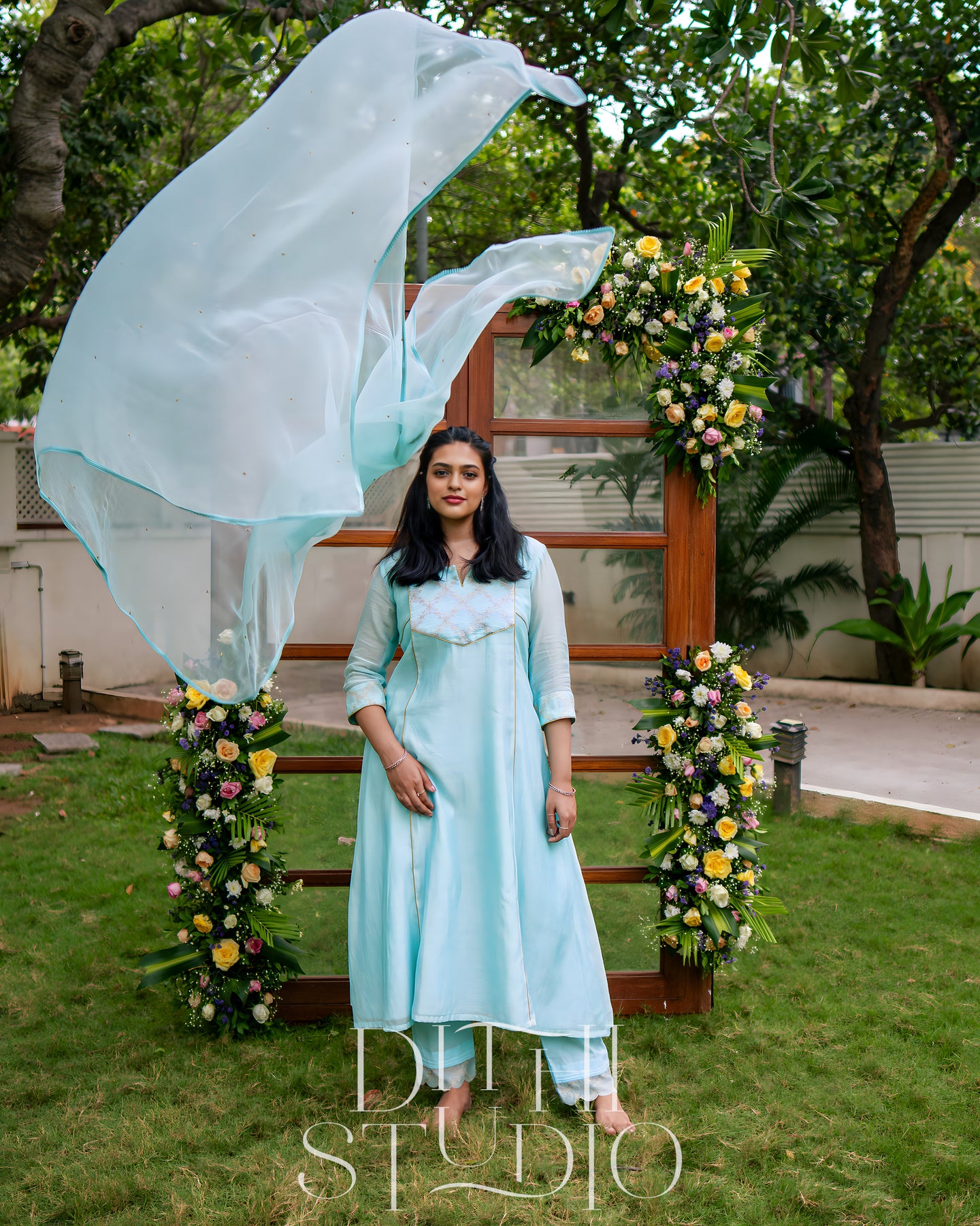Sky Blue Salwar Set