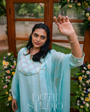 Load image into Gallery viewer, Sky Blue Salwar Set
