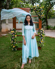Load image into Gallery viewer, Sky Blue Salwar Set
