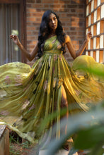 Load image into Gallery viewer, Olive One Shoulder Pleated Dress
