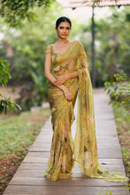 Load image into Gallery viewer, Olive Green Saree
