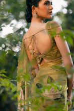 Load image into Gallery viewer, Olive Green Saree
