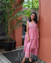 Load image into Gallery viewer, Pastel Pink Embroidered Dress
