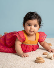 Load image into Gallery viewer, Mustard Pink Frock
