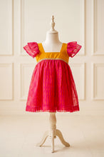 Load image into Gallery viewer, Mustard Pink Frock
