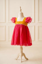 Load image into Gallery viewer, Mustard Pink Frock
