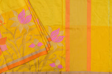 Load image into Gallery viewer, Yellow Soft Silk Saree-1350

