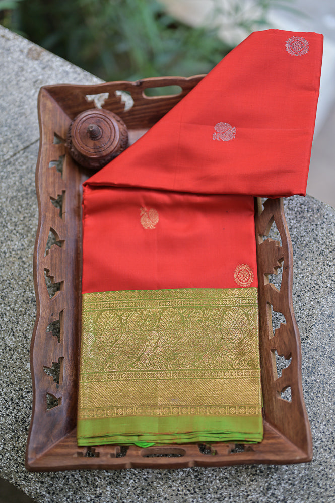 Red Gadwal Duppata-2308