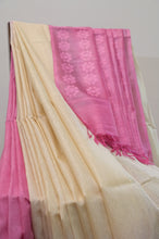 Load image into Gallery viewer, Beige and Pink Cotton Kota Saree-2620
