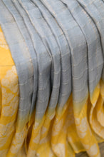 Load image into Gallery viewer, Grey and Yellow Tussar Saree-2564
