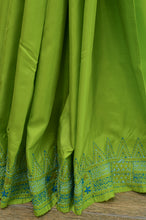 Load image into Gallery viewer, Green and Blue Soft Silk Saree-2570
