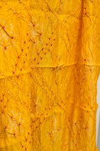 Load image into Gallery viewer, Yellow Bandhani Duppata-2614
