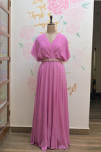 Load image into Gallery viewer, Pink Ruffle Sleeve Dress
