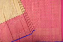 Load image into Gallery viewer, Beige and Pink Kanchipuram Saree-2645
