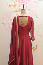 Load image into Gallery viewer, Red Anarkali with Duppata
