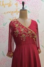 Load image into Gallery viewer, Red Anarkali with Duppata
