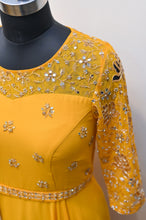 Load image into Gallery viewer, Mustard Yellow Drape Dress
