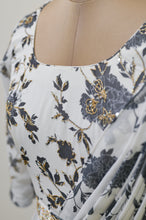 Load image into Gallery viewer, Floral drape dress
