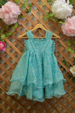 Load image into Gallery viewer, Teal Organza Dress
