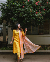 Load image into Gallery viewer, Yellow Salwar Set
