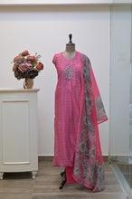 Load image into Gallery viewer, Pink and Grey Salwar Set
