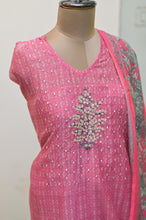 Load image into Gallery viewer, Pink and Grey Salwar Set
