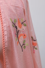 Load image into Gallery viewer, Light Orange bird motif salwar set
