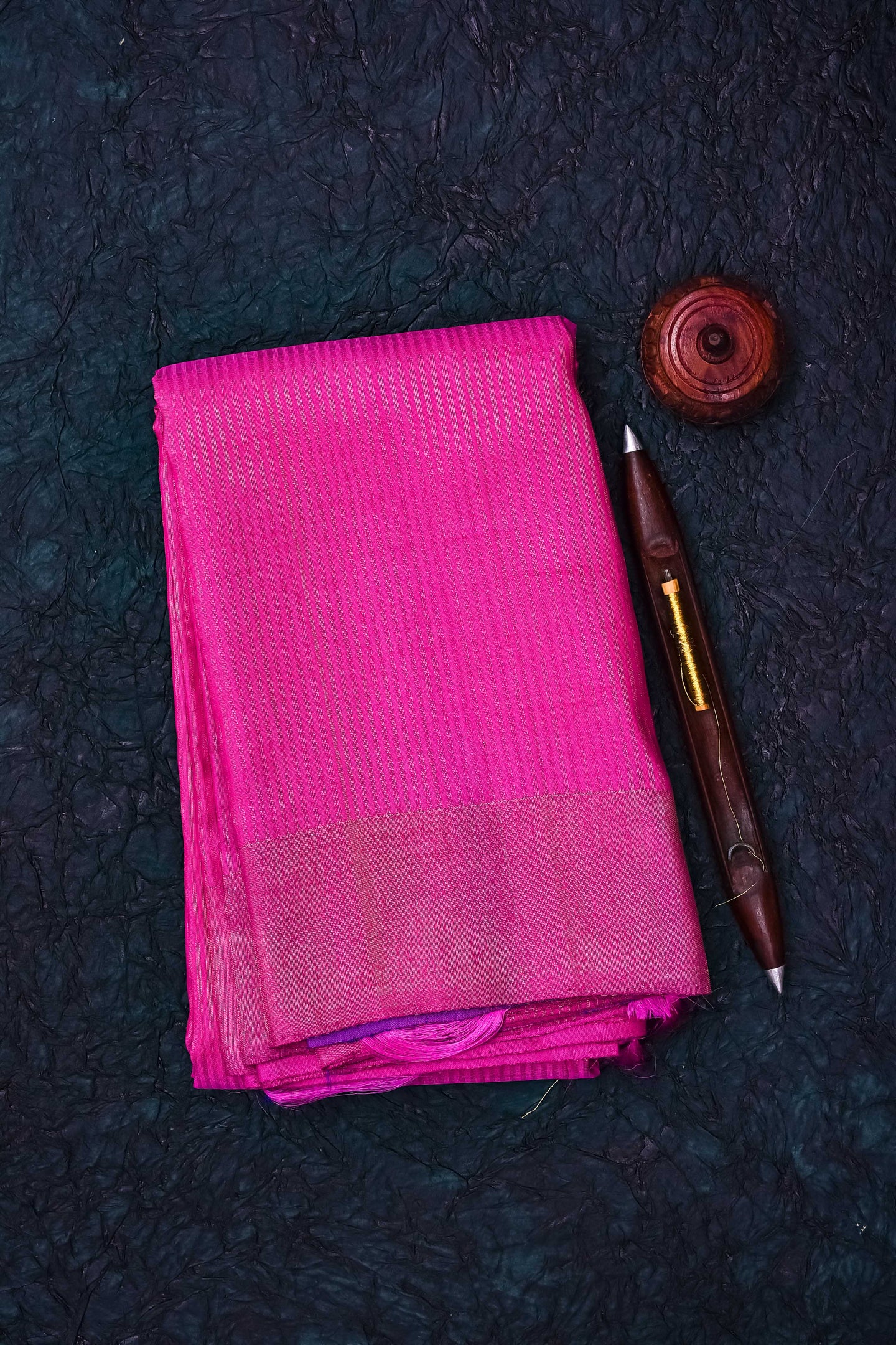 Pink and Purple Kanchipuram Saree-1795