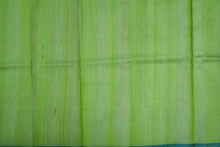 Load image into Gallery viewer, Parrot Green Tussar Silk Saree-1095
