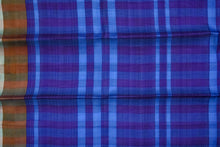 Load image into Gallery viewer, Blue Checked Organza-1138

