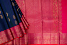 Load image into Gallery viewer, Blue and Pink Kanchipuram Saree-1244
