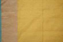 Load image into Gallery viewer, Tuscany Yellow Cotton Kota Saree-1339
