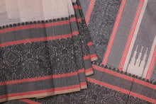 Load image into Gallery viewer, Beige Cotton Saree-1699
