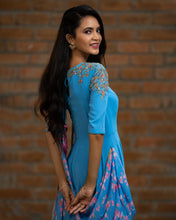 Load image into Gallery viewer, Floral Drape Anarkali
