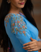 Load image into Gallery viewer, Floral Drape Anarkali
